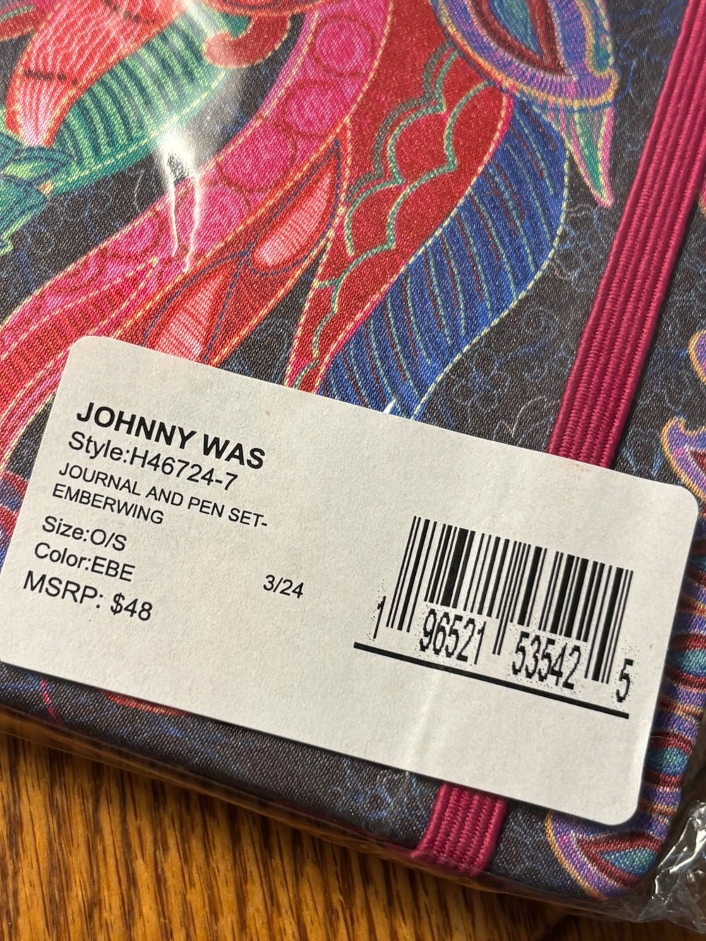 JOHNNY WAS $48 Emberwing Journal and Pen
Set new with tags - Picture 4 of 8